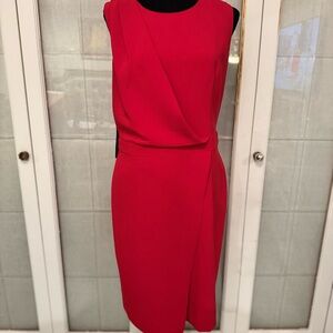 The Limited Red Midi Dress